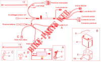 Police ausiliary Electrical system for MOTO GUZZI Norge IE 8V 2014