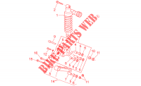 Connecting rod   rear shock abs. for MOTO GUZZI Stelvio 8V STD - NTX 2015