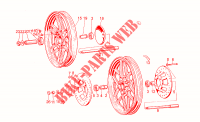 Wheels for MOTO GUZZI V 35 II 1981