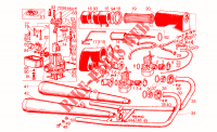 Intake exhaust for MOTO GUZZI V 35 Acc. Elettronica 1979