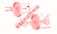 Wheels for MOTO GUZZI V 50 III Pol./PA VechioTipo 1989
